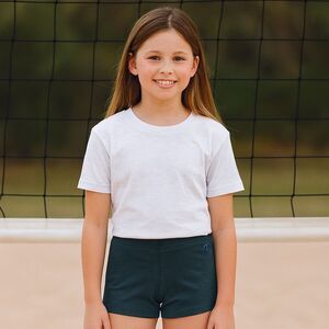 Champion Girls Shorts Green Team Compression Authentic Athletic Wear Youth YXS